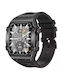 Nubi AK55 Smartwatch με Παλμογράφο (Μαύρο)
