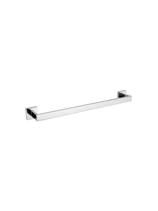 Single Wall-Mounted Bathroom Rail Inox Gray