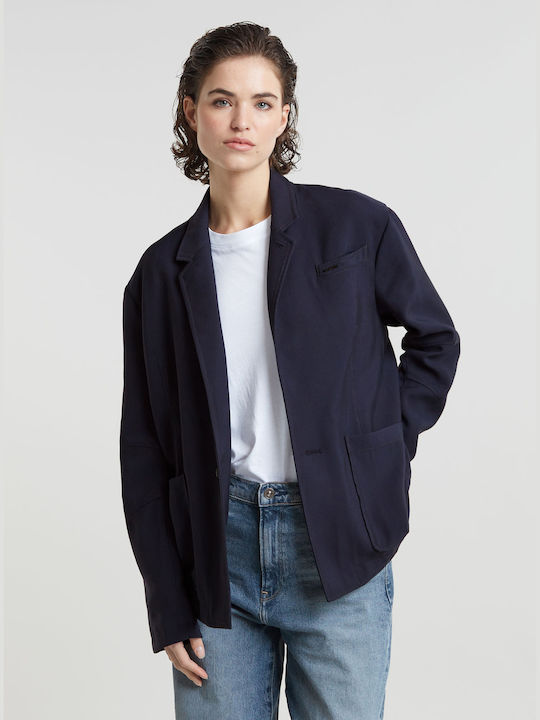 G-Star Raw Blazer pentru femei Sacou Albastru