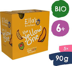 Ella's Kitchen Βρεφικό Γεύμα Yellow One (Banana) x5 Χωρίς Γλουτένη για 6m+ 90gr