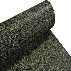 Beka Λαστιχένιο Πάτωμα Ρολό Epdm 10x1,2m 8mm Yellow Flecks 94469 Μαυρο Κιτρινες Κουκιδες
