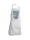 Koupakoupa Monster Inc Αδιάβροχη Ποδιά Κουζίνας Λευκή 40x22cm KP_25722_apron-bbq-adult