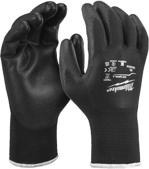 Milwaukee Sleeves for Work White Polyurethane/Polyester 12pcs