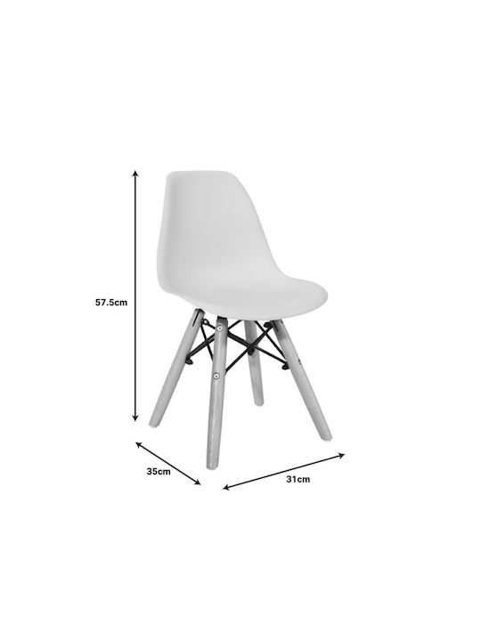 Chair Julita White 35x31x57.5cm