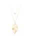 PS Silver Necklace from Pink Gold Plated Silver