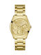 Guess Women's Watch with Gold Metal Bracelet