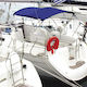 Lalizas Athens Stainless Steel Boat Canopy L180xW180xH155cm Blue