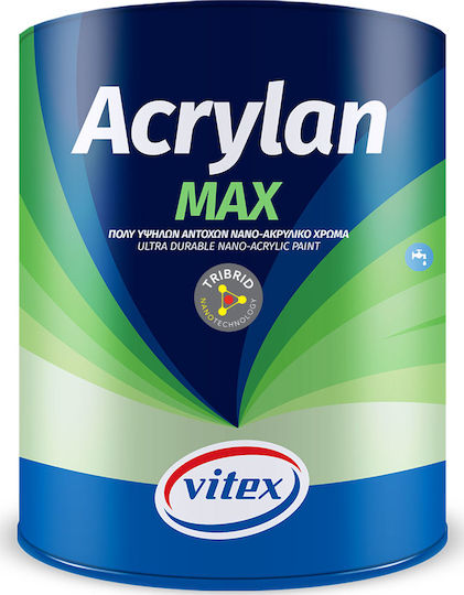 Vitex Acrylan Max 0015 Plastic Vopsea pentru Utilizare Externă 3lt