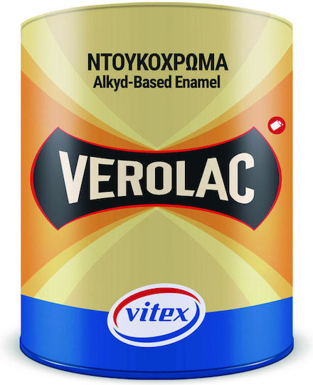 Vitex Βερνικόχρωμα Αντιδιαβρωτικό Διαλύτου Verolac 0.375lt Μαύρο Ματ