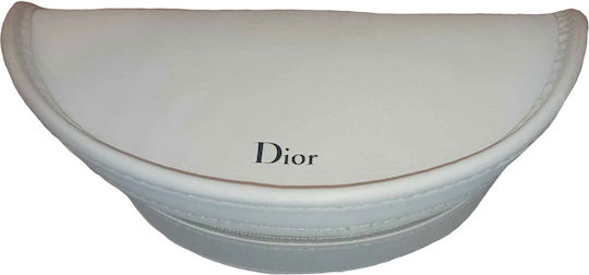 Dior Dior Brillentasche Hart mit Reißverschluss Weiße