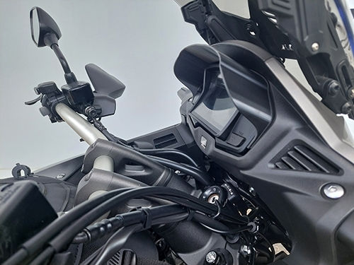 Προστατευτικό Οργάνων Μοτοσυκλέτας Honda Crossrunner Μαύρο