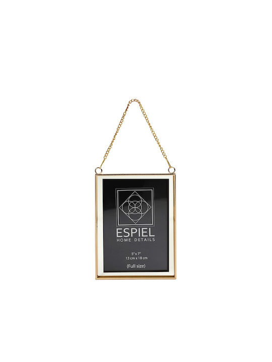 Espiel Κορνίζα Μεταλλική με Χρυσό Πλαίσιο