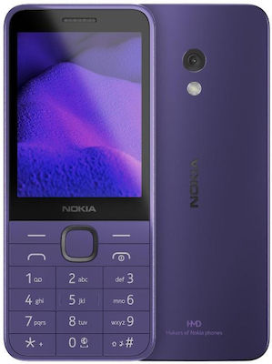 Nokia 235 4G (2024) Dual SIM Κινητό με Κουμπιά Μωβ