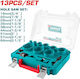 Total Diamond Hole Saw Set HSS for Metal and Plastic 1500gr