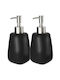Kadax Dispenser Bucătărie Ceramică Negru 400ml