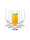 Kadax Beer and Cocktail Glass Set Goblets Glass 360ml 6 Pieces
