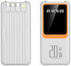 S113 Power Bank 10000mAh 20W with USB-A Port and USB-C Port White
