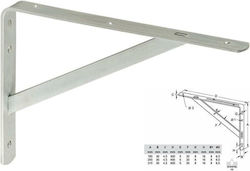 Bolis Italia Eckregal Verzinkt in Weiß Farbe 315x500mm 1Stück 2043.50