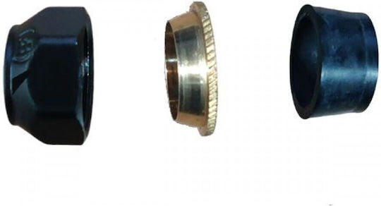 Brass Form Ραкор Свързване на тръба Мед Жена Ø16мм 06078016