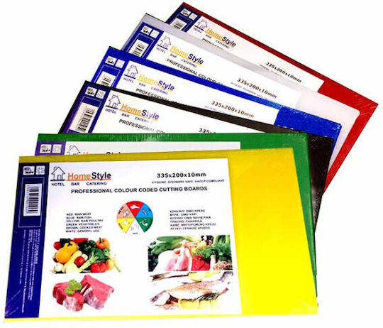 Homestyle Плоча за рязане от полиетилен Синя 33.5x20x1см 1бр