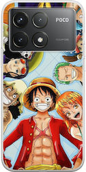 One Piece Xiaomi Poco F6 Pro 5g Flexible Tpu Διάφανη Σιλικόνη