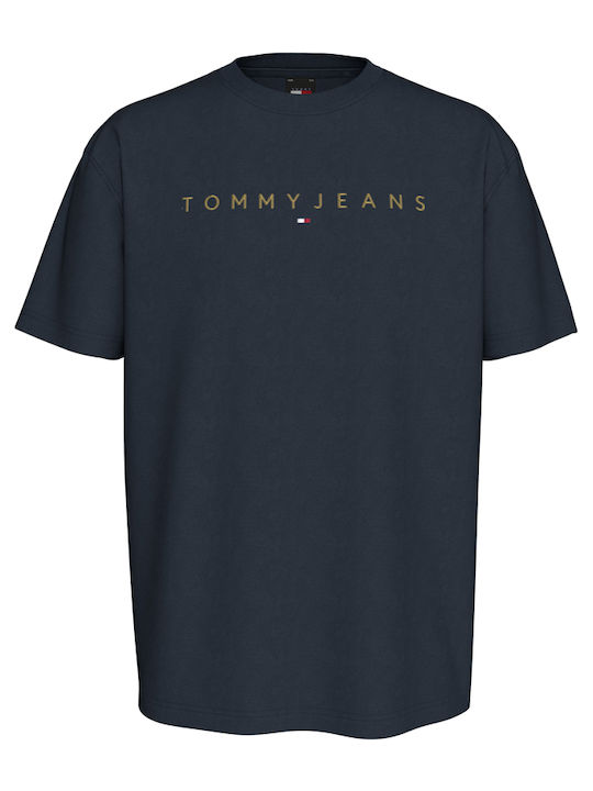 Tommy Hilfiger Ανδρικό T-shirt Κοντομάνικο Μπλε