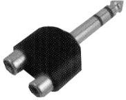 Contact 6,3mm Männlich Zu 6,3mm 2x Weiblich