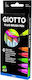 Giotto Turbo Soft Neon Zeichenmarker Set 6Stück