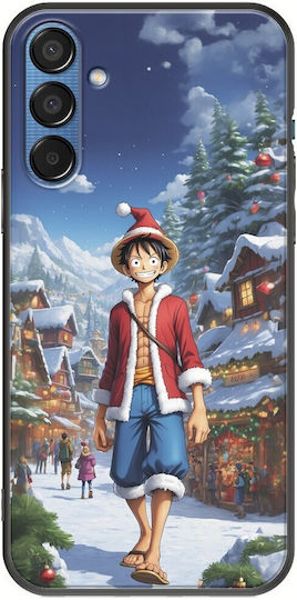 Xmas Anime Monkey D Luffy Samsung Galaxy M15 5g Black Tpu Black Silicone