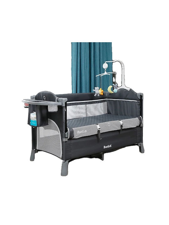 Playpen 2 Levels with Changing Table Gray