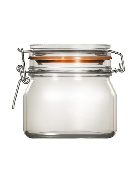 Ready Set 6pcs Jars General Use with Lid Glass 500ml