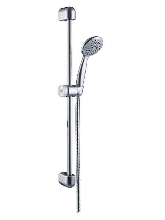 Homefit Duschsäule ohne Armatur Silber