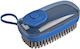 Plastic Cleaning Brush with Handle Blue