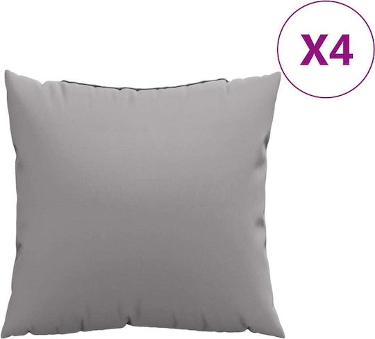 vidaXL Възглавници За Градински Столове 4 Бройки 60x60 См