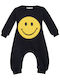 Two In A Castle Baby Bodysuit Long-Sleeved Black