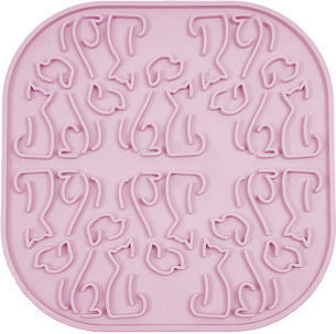 Fiboo Lollipop Square Wasserspender / Futterspender für Hund & Katze in Rosa Farbe