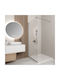 Orabella Serena Shower Cabin with Sliding Door 80x200cm Clear Glass Gun Metal
