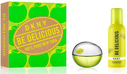 DKNY Be Delicious Γυναικείο Σετ με Eau de Parfum DKNY Be Delicious Γυναικείο Σετ με Eau de Parfum