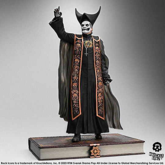 Knucklebonz Ghost: Rock Iconz - Papa Emeritus Iv Figure height 22cm in Scale 1:9