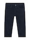 Kinder Schlaghose Stoff Marineblau