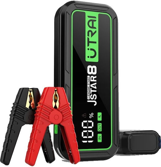 Utrai 3000A Tragbar Auto-Starthilfe & Batterieladegerät 20000mAh mit Power Bank,Powerbank / USB 12V