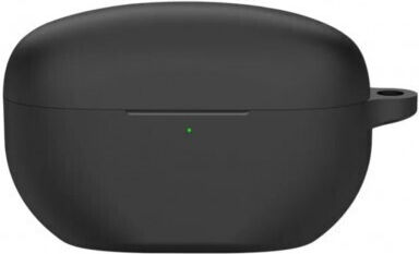 Husa din silicon Thd Brand pentru castile wireless Sony Wf-1000xm5, inclusiv carabiniera, culoare neagra