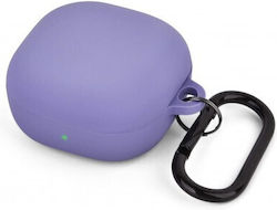 Thd Σετ Θήκη & Anti-Lost Strap με Γάντζο σε Λιλά χρώμα για Galaxy Buds2