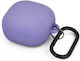 Thd Σετ Θήκη & Anti-Lost Strap με Γάντζο σε Λιλά χρώμα για Galaxy Buds2