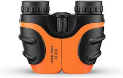 Children's Binoculars Apexel Pb8x21 Moisture Resistant Shockproof Eye Protection 8x Magnification 128 Meter Field View Orange Children's Binoculars Apexel Pb8x21 Moisture Resistant Shockproof Eye Protection 8x Magnification 128 Meter Field View Orange