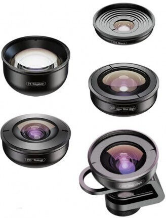 Set 5 Professional Lenses By Apexel Iphone Samsung Huawei Oppo Xiaomi