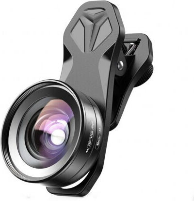 Set 2 Professional Apexel Lenses Consisting A 10x Macro Lens A 120-degree Wide-angle Lens Compatible Iphone Samsung Huawei Oppo Xiaomi