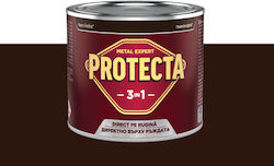 Protecta Χρώμα Αντιδιαβρωτικό 3in1 0.5lt Dark B...