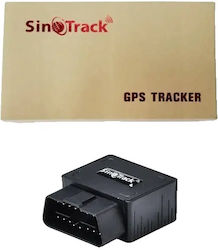 SinoTrack OBD GPS Tracker GPRS / GSM pentru Mașini cu Alarmă Baterie și Cutie