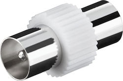 Goobay 11535 Koaxial männlich zu Koaxial weiblich